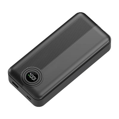 Dexim W4 20.000mAh  22.5W  Type C+Lightning Entegre Kablolu Led Göstergeli Powerbank - Siyah