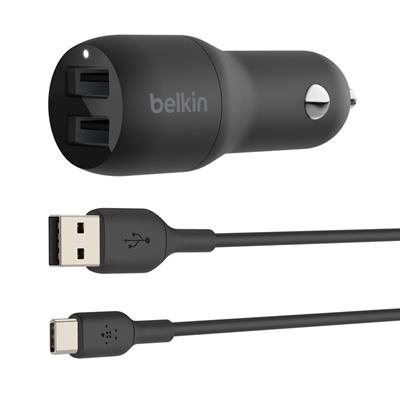 Belkin 24W Type-C Araç Şarjı Siyah