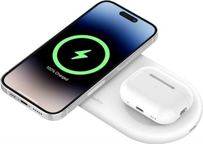 Belkin Boostcharge Pro 2si 1 Arada Magsafe Kablosuz Şarj Istasyonu - ‎WIZ021VFWH