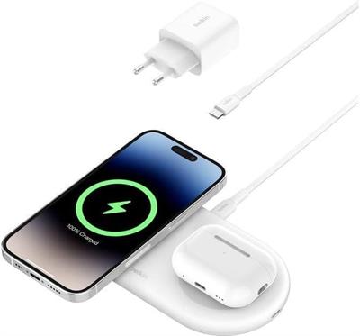 Belkin Boostcharge Pro 2si 1 Arada Magsafe Kablosuz Şarj Istasyonu - ‎WIZ021VFWH