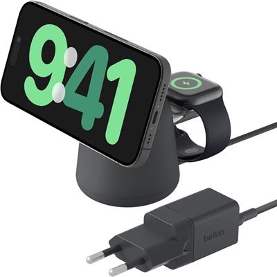 Belkin Boostcharge Pro Kablosuz 2si 1 Arada Magsafe (15 W) Şarj Istasyonu - Siyah