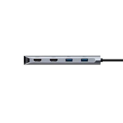 Targus Dock427GL 140W EPR 7-in-1 USB-C Dual HDMI 4K Çift Monitör Destekli Dock İstasyonu