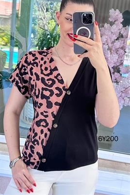 Leopar Garnili Viskon Bluz