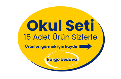 15 Adet Ürünlü Okul Seti 