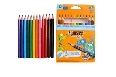 Bic Evolution Üçgen Jumbo Kurşun Kalem 12 Renk