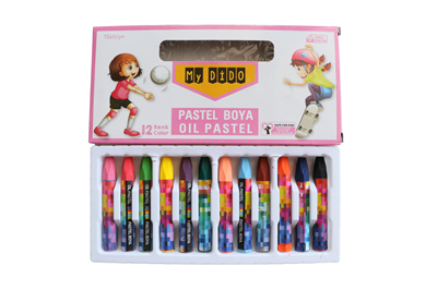 Südor My Dido Pastel Boya 12 Renk - Pembe Kutulu