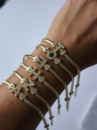 Altın Kaplama ‘C Harf 14k Gold Renk Bileklik