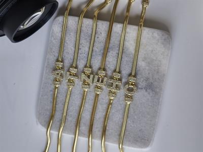 Altın Kaplama ‘H Harf 14k Gold Renk Bileklik