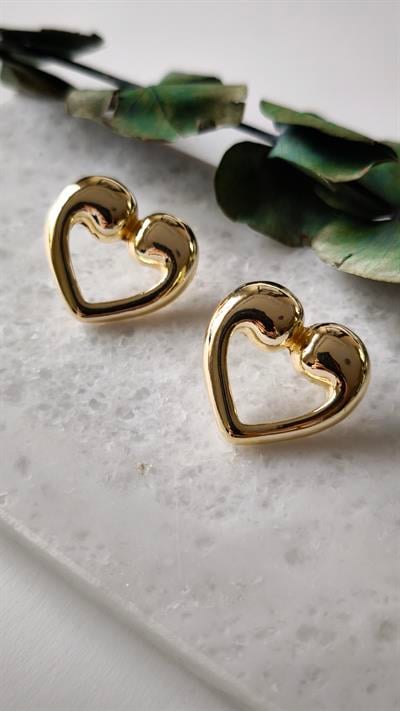 Büyük Marka Model Kalp Küpe