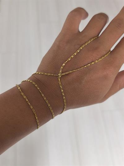 Çelik S Zincirli Bilekte Dolanan Şahmeran