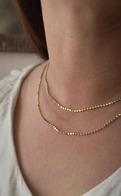 Özel Seri Ezme Zincir Kolye