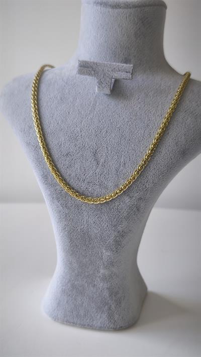 Özel Seri Gold İç İçe Geçmeli Zincir Detay Kolye
