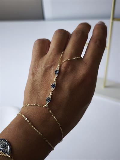 Özel Seri Göz Model Minimal Şahmeran Gold 