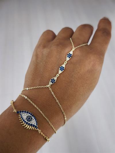 Özel Seri Göz Model Minimal Şahmeran Gold 