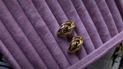 Özel Seri İç içe Geçmeli Zincir Küpe