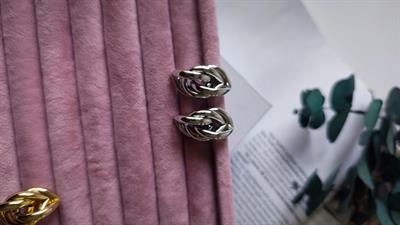 Özel Seri İç içe Geçmeli Zincir Küpe