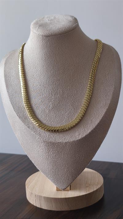 Özel Seri Kalın Yılan Zincir Kolye