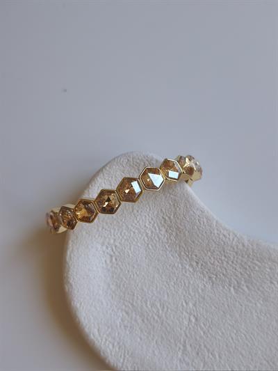 Petek Şekil  Yansımalı Yanar Döner Lastik Bileklik