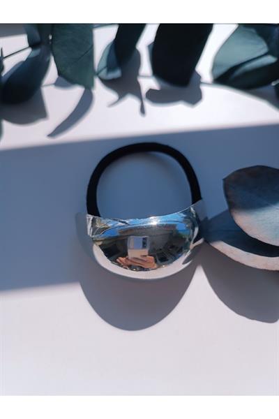 Pinterest Gold ve Silver Bombeli Metal Lastik Toka