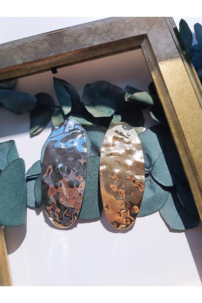 Renk Seçenekli Kendinden Desenli Klipsli Hafif Toka