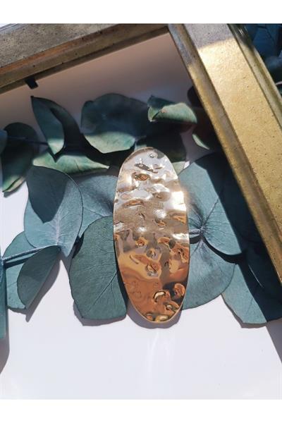 Renk Seçenekli Kendinden Desenli Klipsli Hafif Toka