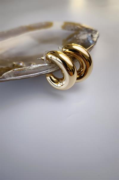 Tombul Model C Şekil Küpe