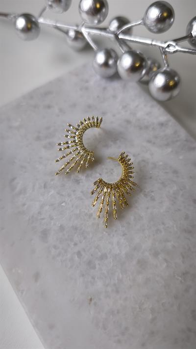 Özel Seri Zirkon Taşlı Çubuk Model Küpe