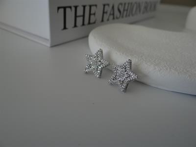 Zirkon Taşlı Yıldız Küpe