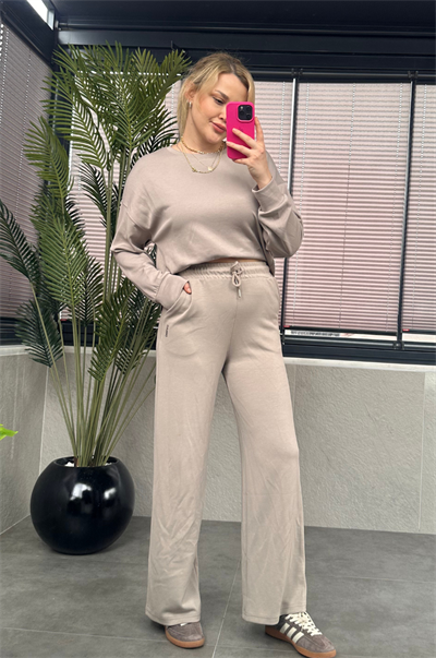 Krem Basic Marka Model Sweat Takım