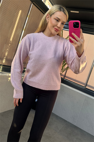 Pembe Simli Yumoş Kazak