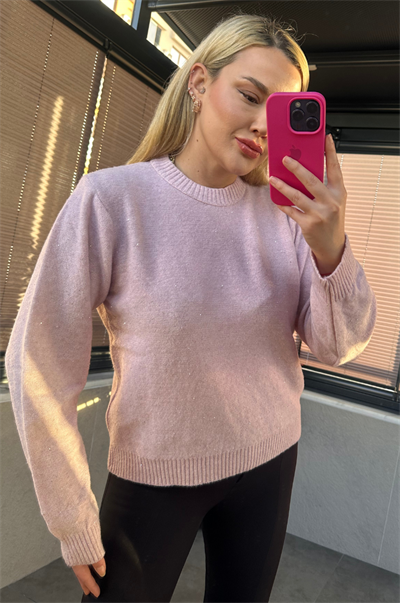 Pembe Simli Yumoş Kazak