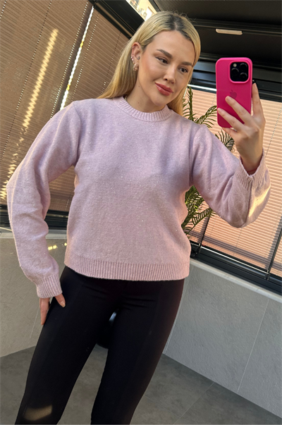 Pembe Simli Yumoş Kazak