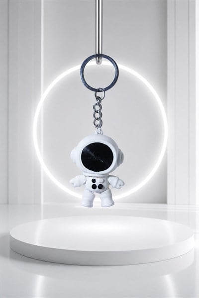 Astronot Anahtarlık Beyaz