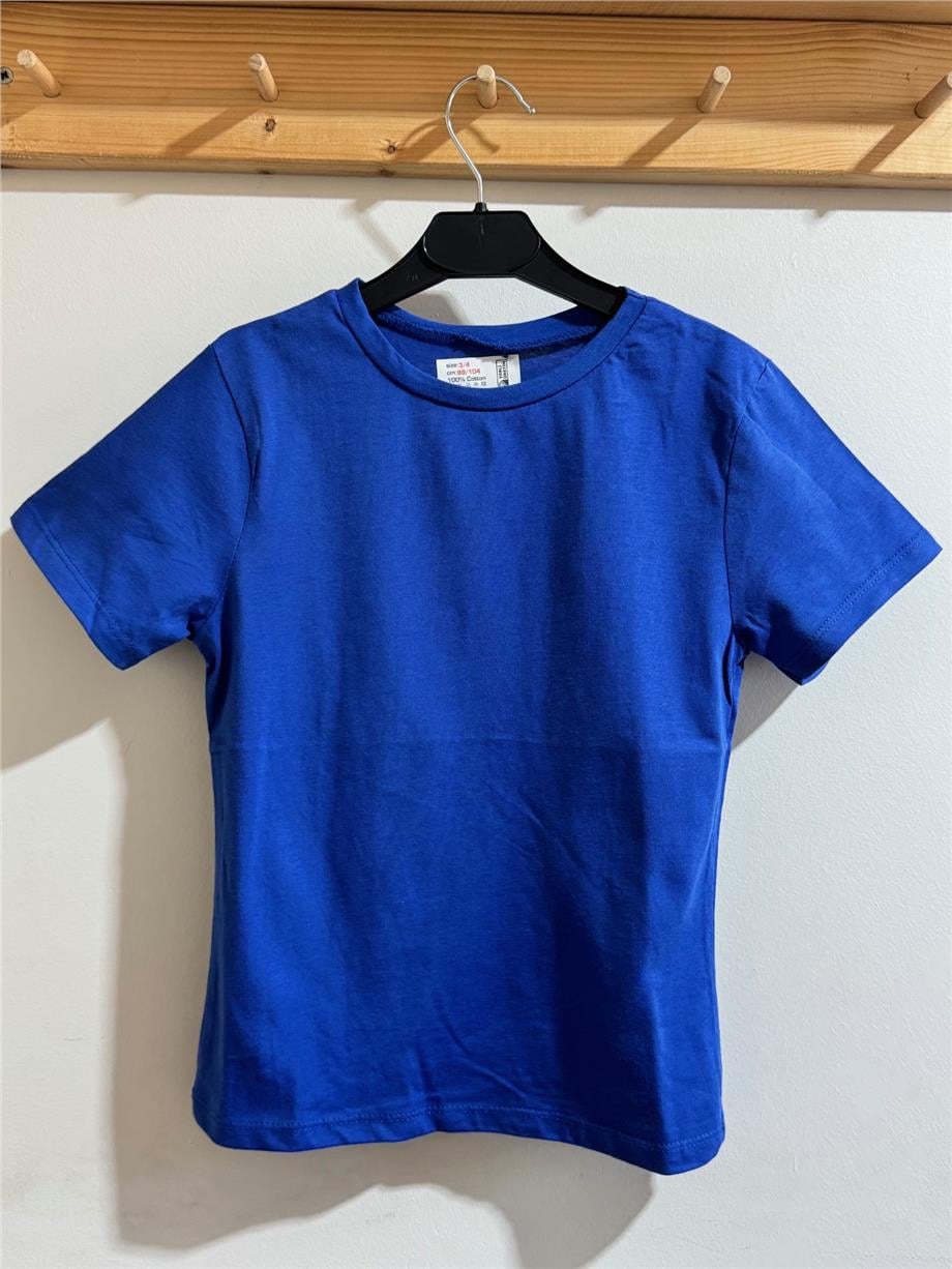 Erkek Çocuk Basic T-Shirt Mavi