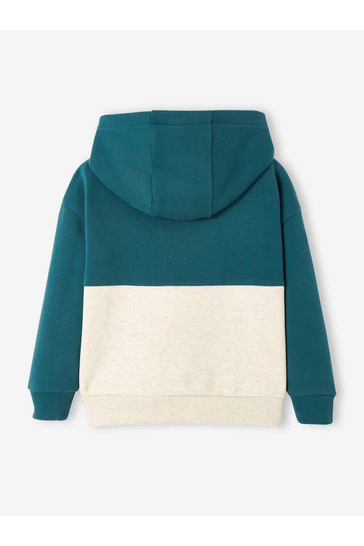 Erkek Çocuk Kapüşonlü Sweatshirt Lacivert
