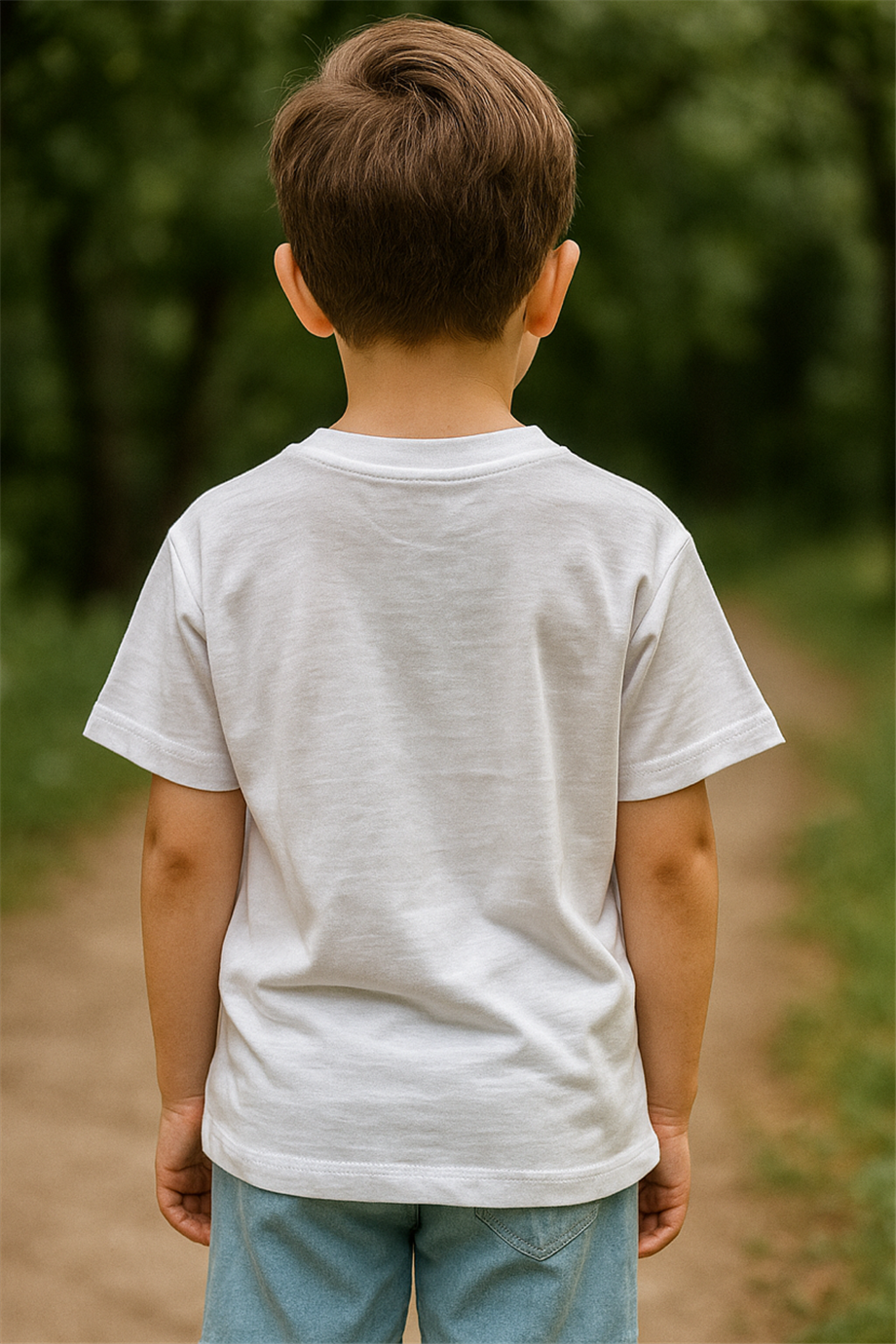 Erkek Çocuk Kısa Kol Karakter Baskılı T-Shirt Beyaz