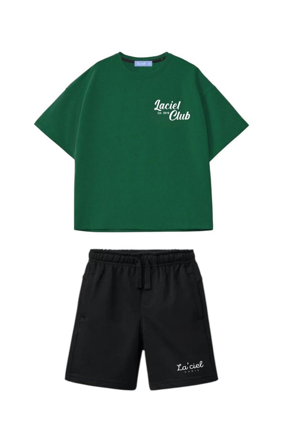 Erkek Çocuk La'Ciel Paris Club Basic Alt-Üst Takım Yeşil