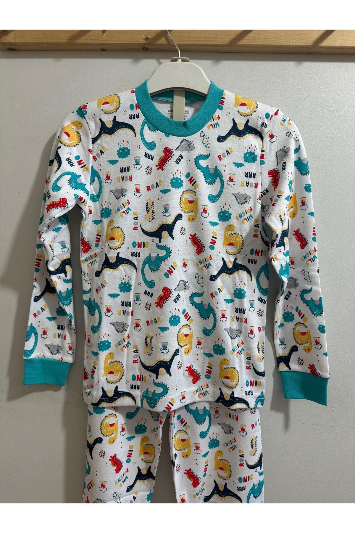 Erkek Çocuk Pijama Takımı Mavi