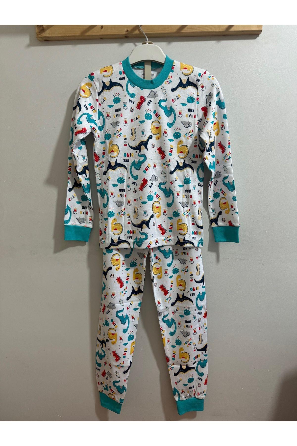 Erkek Çocuk Pijama Takımı Mavi
