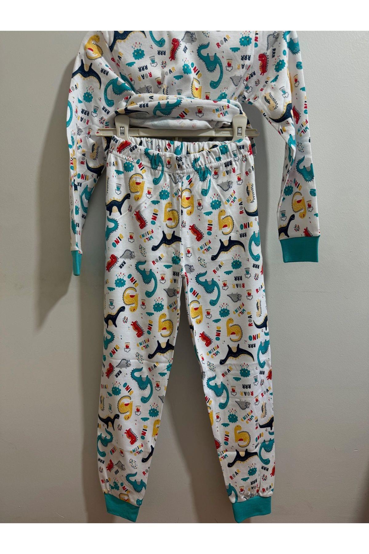 Erkek Çocuk Pijama Takımı Mavi