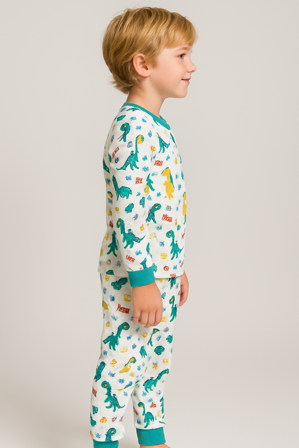 Erkek Çocuk Pijama Takımı Mavi