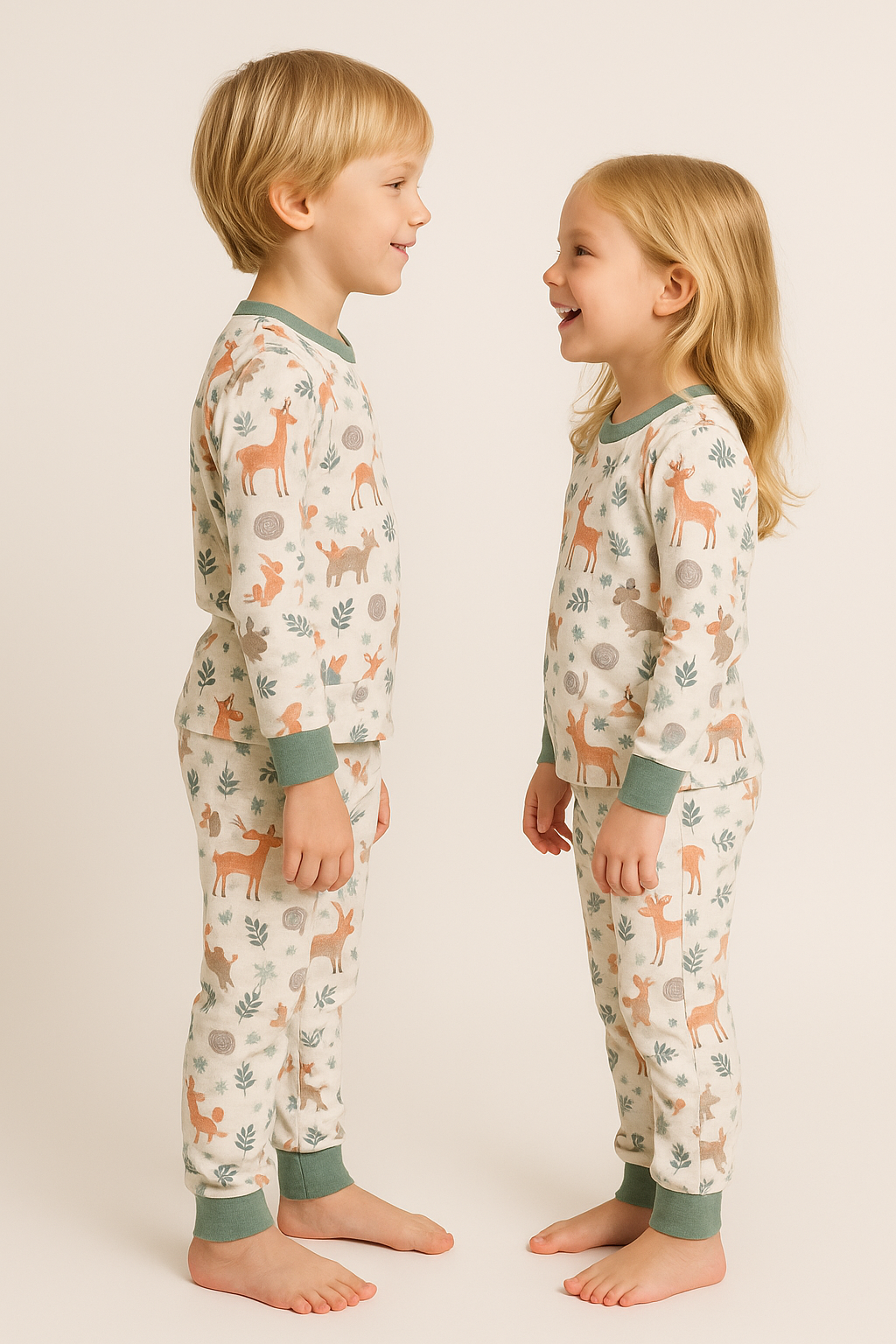 Erkek Çocuk Pijama Takımı Mint Yeşil