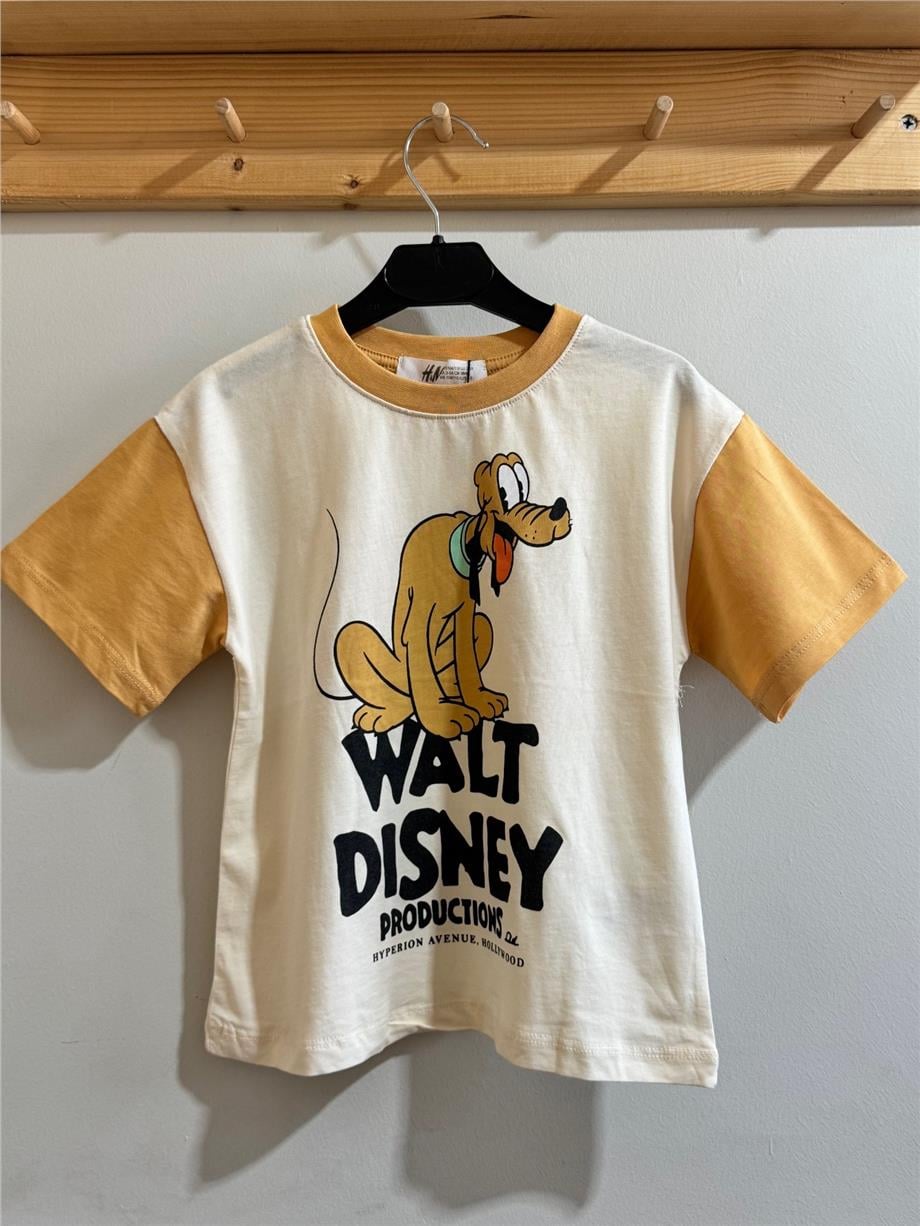 Erkek Çocuk Walt Dısney T-Shirt Sarı