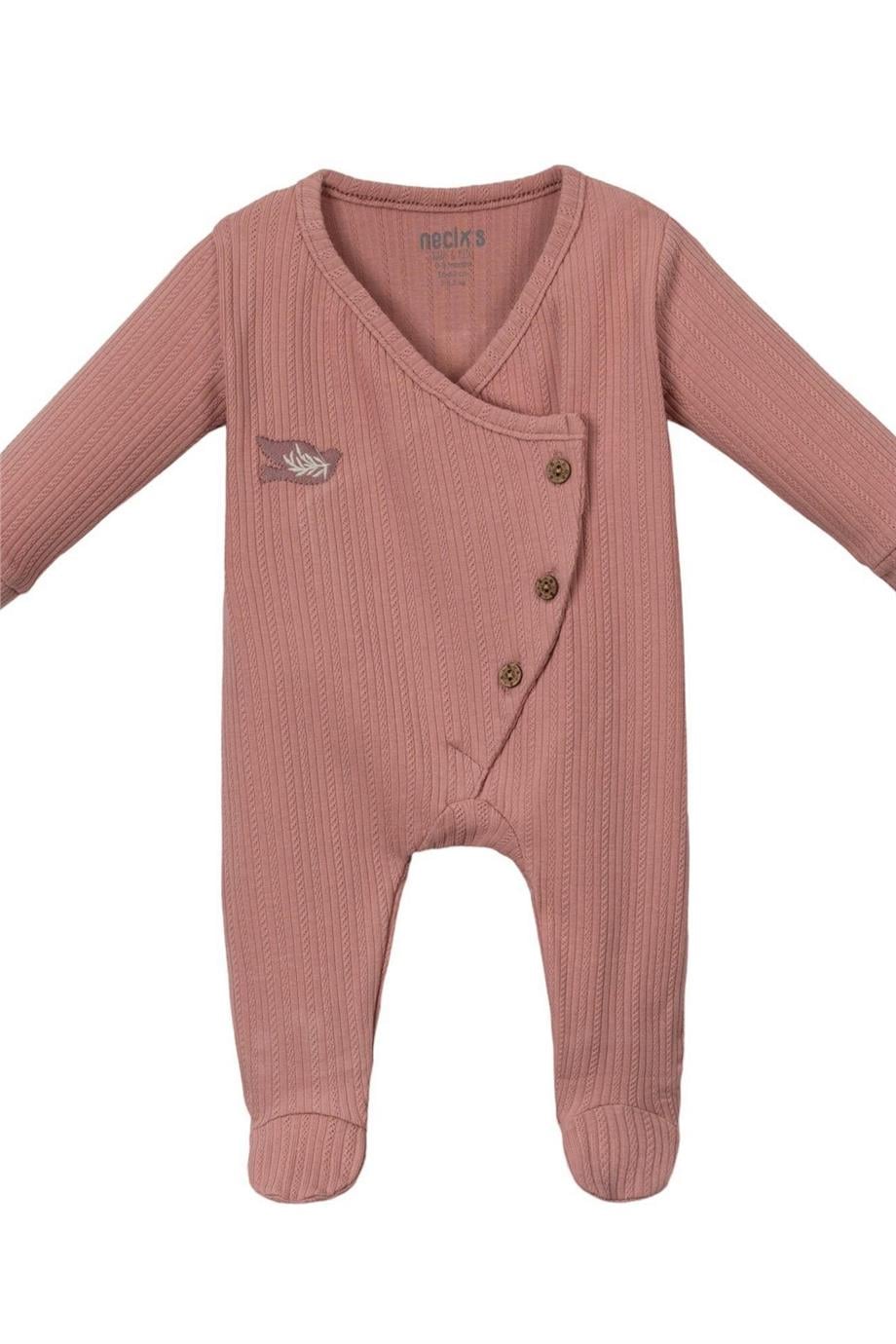 Kız Bebek Mono Soft Tulum Pembe