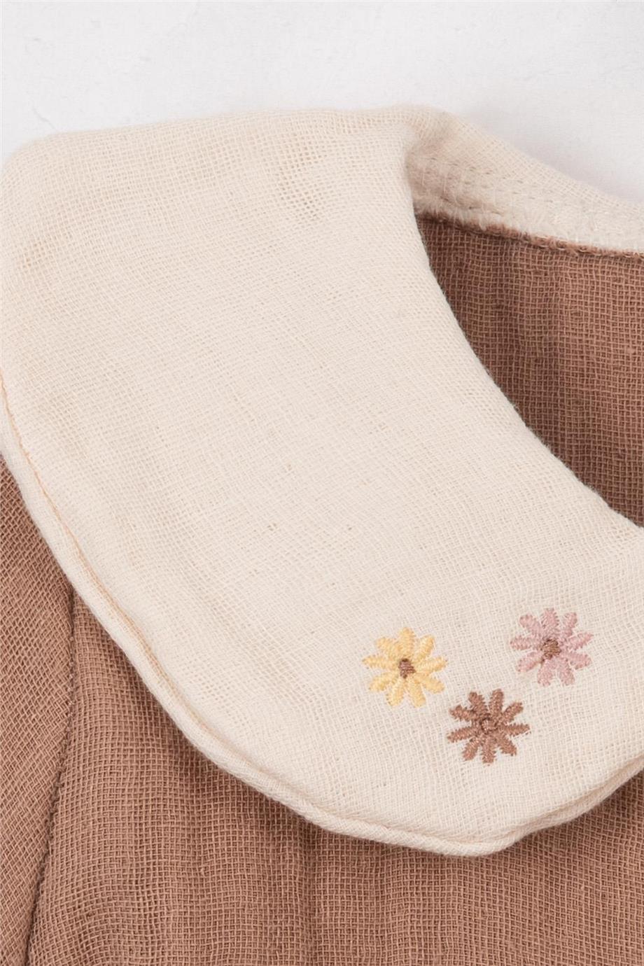 Kız Bebek Varşova Soft Body Bandanalı Kahverengi