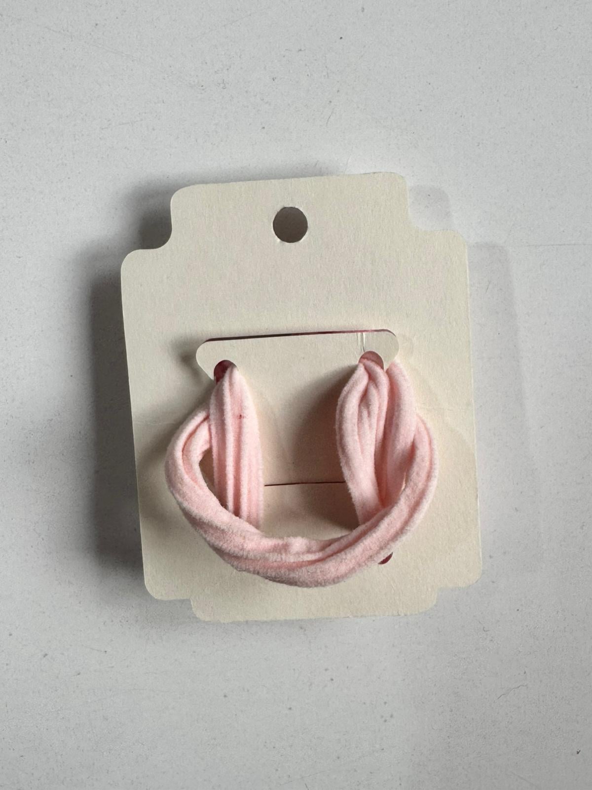 kız Çocuk Fiyonklu 2li Lastik Toka pembe