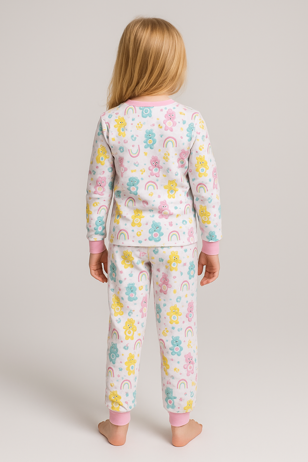 Kız Çocuk Pijama Takımı Pembe