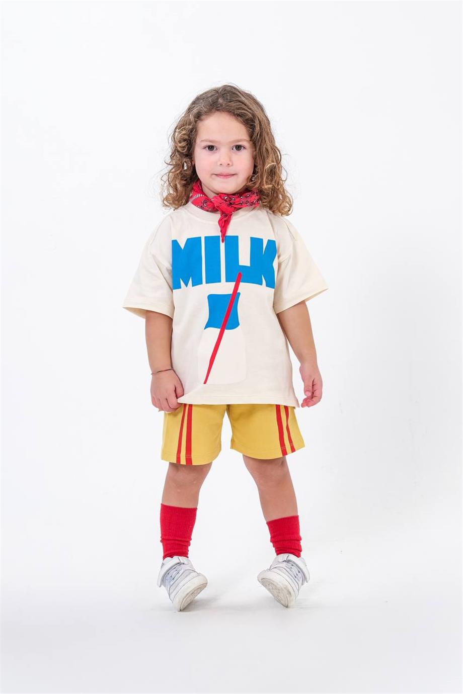 Unisex LaciEl Paris Milk Alt-Üst Takım Krem