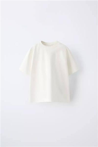 Erkek Çocuk Basic Kısa Kollu T-Shirt Beyaz