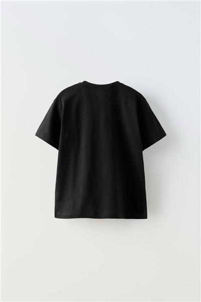 Erkek Çocuk Basic Kısa Kollu T-Shirt Siyah